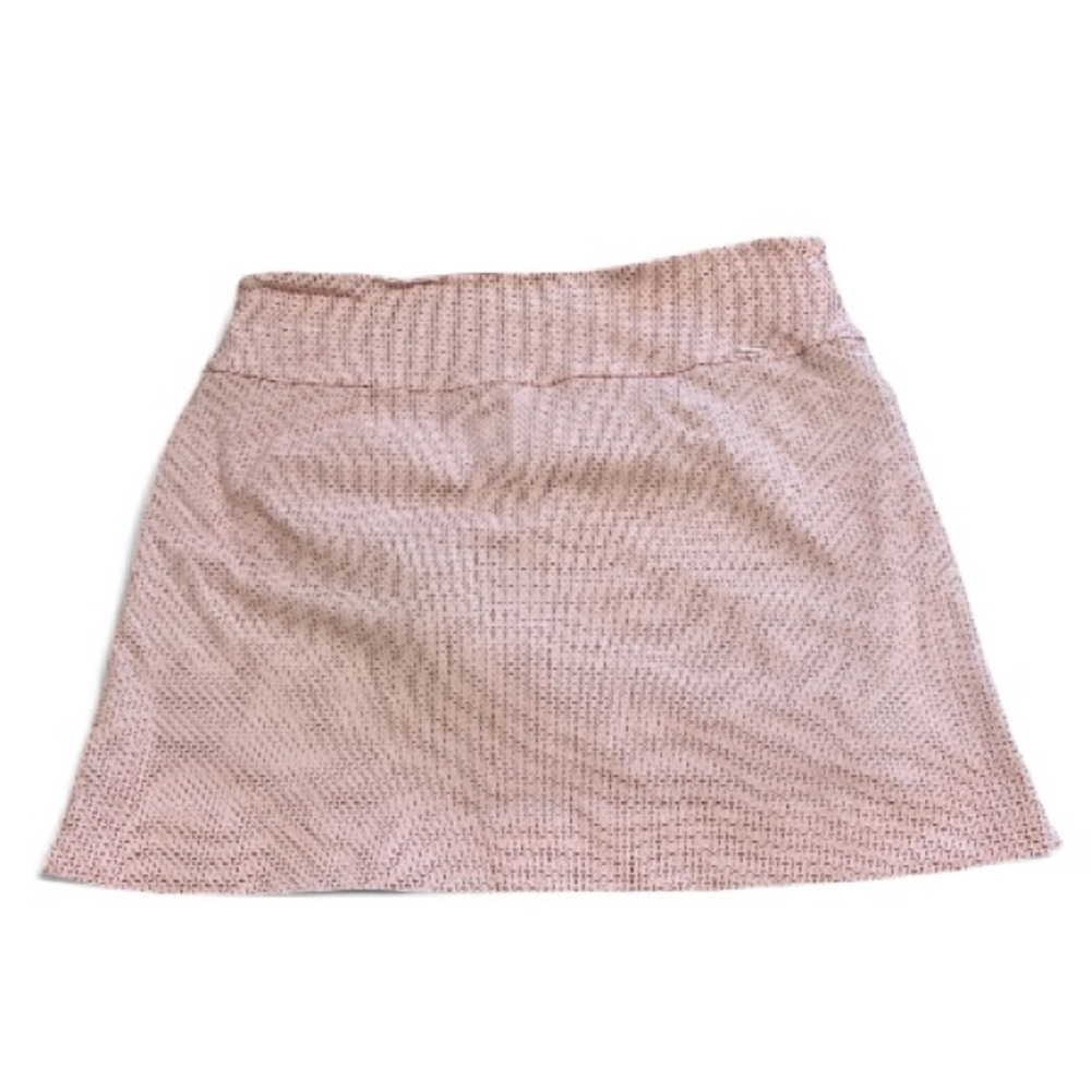 Women’s S. C. & Co. Peach White Stretch Golf Tennis Pickleball Skort W/ Pockets